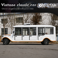 Voiture électrique vintage Go Star certifiée CE/DOT/GCC/EEC, 14 places, autonomie de 90 km, garde au sol de 250-300 mm, voiture vintage