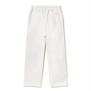 OEM personalizado 100% pantalones de chándal holgados de algodón para los hombres de pierna ancha con bordado recto Casual estilo de patrón apilado - Product Image 4