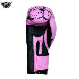 Guantes de boxeo de cuero PU de diseño personalizado Original 100%, guantes de boxeo y artes marciales transpirables personalizados - Product Image 3