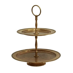 Support de gâteau en bois d'acacia de couleur de finition en bois naturel de haute qualité/support de gâteau sculpté à la main en bois - Product Image 4