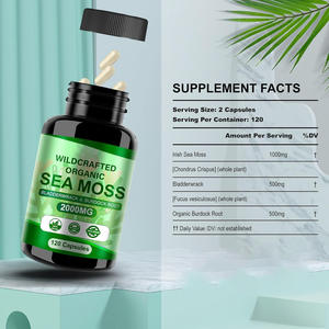 Capsules de mousse de mer irlandaise avec racine de bardane et gélules pour le soutien immunitaire de la thyroïde Confort musculaire et articulaire - Product Image 4