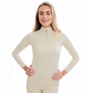 Top Grade Slim-Fit à manches longues Gym Yoga formation t-shirt séchage rapide Compression entraînement haut femmes t-shirt - Product Image 4