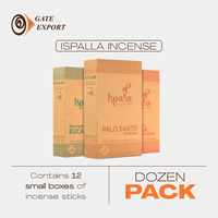 Ispalla Bâtonnets d'Encens de Bonjour Bois Naturel Palo Santo Herbes et Jasmin du Pérou
