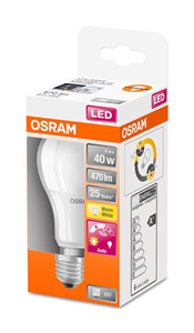 Lámpara LED estándar con sensor crepuscular 6W 2700K 470Lm (Osram 428300) - Product Image 2
