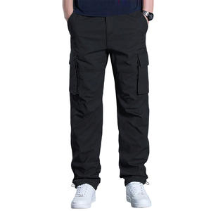 Pantalones de trabajo de carga para hombre de alta resistencia con impresión de logotipo personalizado Pantalones multibolsillo duraderos para actividades diarias y al aire libre - Product Image 1