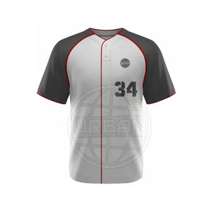 Uniforme de Béisbol Personalizable para Adultos, Ropa Deportiva Cómoda, Mangas Cortas, Transpirable, de Secado Rápido, 100% Poliéster, Estampado - Product Image 2