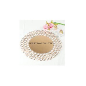 จานที่ชาร์จสำหรับตกแต่งโต๊ะจานเสิร์ฟอาหารเครื่องใช้สำหรับแสดงจานที่วางบนโต๊ะในบ้านโรงแรมและร้านอาหาร - Product Image 1