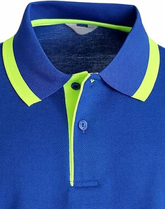 Polo de golf pour hommes de haute qualité 100% coton polos t-shirts à manches courtes imprimé coton tricot grande taille hommes polos - Product Image 4