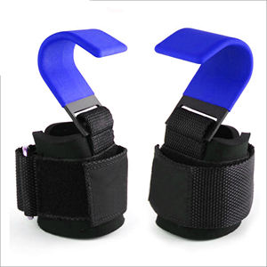 Sangles de crochets de gymnastique en néoprène et polyester robustes pour haltérophilie Sécurité Pull-Ups Dead-Lift Équipement de fitness d'entraînement lourd - Product Image 6