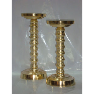 Five Arms Pillar Aluminum Gold Plated Candle Holder Modern Premium Quality Gold Plated Aluminum Candle Holder - Product Image 3