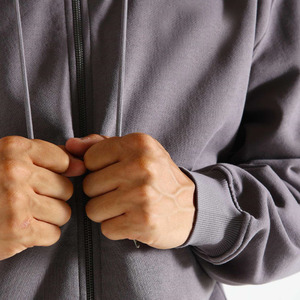 Clothing Manufacturer Custom <b>Plain</b> <b>Hoodies</b> Wholesale Cotton Fleece Men's <b>Hoodies</b> Best Quality Zipper <b>Hoodies</b> - Product Image 3