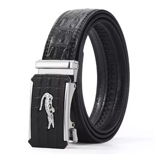 Mens Cow Hide <b>Leather</b> Belts Steel Buckle Waterproof Breathable High Quality Luxury OEM Customizable Custom Brand All Season - Product Image 4