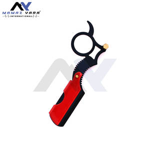Rasoir à lame universelle, finition satinée, trou unique, rasoir droit de barbier, noir rouge, rasage et coiffage des cheveux - Product Image 4