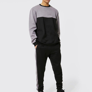 Survêtement de sport en coton pur pour homme, logo personnalisé, printemps, taille plus, coupe ample, respirant, polaire - Product Image 6