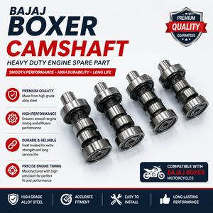 Arbre à cames pour moto Bajaj Boxer, pièce de rechange moteur haute performance - Product Image 1