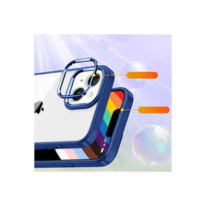 Funda Protectora Trasera Delgada JoieCreatif Flora para iPhone 14 Plus en Azul Sierra, Silicona Suave y PC con Diseño Animado - Product Image 5