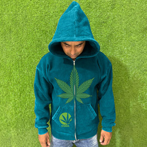 Pakistan Made Zipper <b>Hoodies</b> for Men-<b>Trendy</b> Color Contrast Design Digital Printing Customized Colors Low Price - Product Image 1