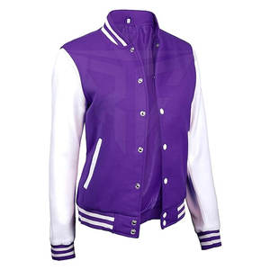 Vestes Letterman à col montant pour femmes de haute qualité vêtements d'hiver tricotés respirants à séchage rapide fabriqués au Pakistan - Product Image 5