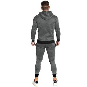 Vêtements de sport de qualité supérieure Gym Fitness Tech Polaire Training Survêtements Hommes Deux Pièces Ensemble Survêtement Jogging Costume pour Hommes - Product Image 6