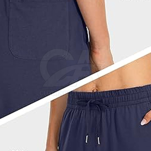 Logo personnalisé femmes décontracté Long Joggers survêtement pantalon de survêtement tricoté sport course Jogging pantalon et pantalon - Product Image 5