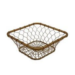 Cesta de fruta de acabado con recubrimiento de polvo negro para uso en la cocina Cesta de fruta decorativa hecha a mano Mesa de comedor Centros de mesa Uso - Product Image 5