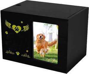 High Quality American Style Handmade Wood Cremation <b>Urns</b> for Cat and <b>Dog</b> Ashes for Pet Funerals Wholesale Funeral <b>Urns</b> - Product Image 1