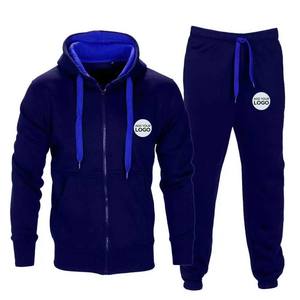 Ensemble 2 pièces de survêtement actif pour homme Sweat-shirt et pantalon de survêtement en polaire Jogging Survêtement de survêtement Survêtement de survêtement - Product Image 4