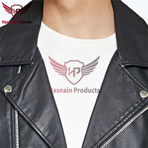 เสื้อแจ็คเก็ตหนังแคนวาสสำหรับผู้ชายเสื้อแจ็คเก็ตหนังสำหรับใส่ในฤดูหนาววัสดุคุณภาพดีออกแบบโลโก้ได้ตามต้องการ - Product Image 2