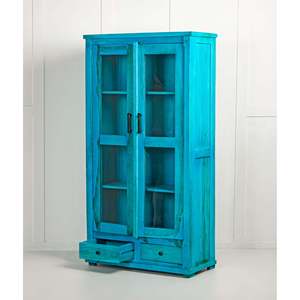 Armoire de présentation élégante Idhyah, vitrine chinoise pour la salle à manger, le salon ou le rangement de meubles - Product Image 6