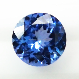 Tanzanite ธรรมชาติได้รับการรับรองทรงกลมที่ยอดเยี่ยมตัดด้วยมือที่มีคุณภาพสูงเครื่องประดับหินสีฟ้าที่มีค่าแทนซาไนต์ขายส่ง - Product Image 2