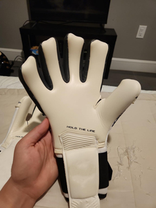 Gants de gardien de but en latex imperméable respirant épaissi de 4 mm, sans protection des doigts, antidérapants, professionnels, pour le football en plein air - Product Image 5