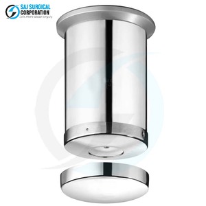 Autoclavable Stainless Steel Cotton Dispenser Lid Manual Corrosion Resistant CE Certified Class I General Surgery Use Various - Product Image 3