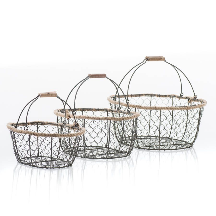 Cestino portaoggetti in filo metallico con manico in metallo battuto frutta verdura snack titolare vari contenitore