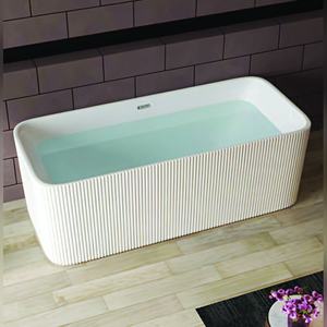 Vente flash : Baignoire autoportante SARA blanche de 170 cm, acrylique, grande taille, prix fabricant, achat en gros, fournisseur en gros - Product Image 1