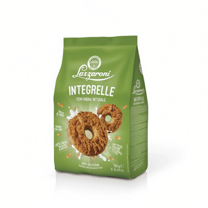 Galletas Digestivas Integrales Crujientes y Dulces Lazzaroni, Bolsa de 700g x 8 Unidades, Sin Gluten - Product Image 2