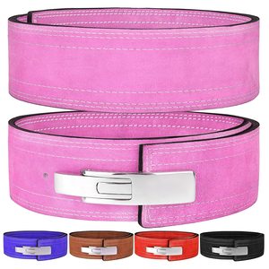 Leather Suede Lever Buckle Powerlifting <b>Belt</b> for Gym Strong Back Support Squat Deadlift Training <b>Belt</b> Bulk Wholesale Custom - Product Image 2