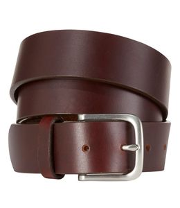 High Quality Vintage Genuine Leather Belt for Men Classic Casual Style Zinc Alloy Pin Buckle Factory Custom Wholesale Prices - Product Image 1