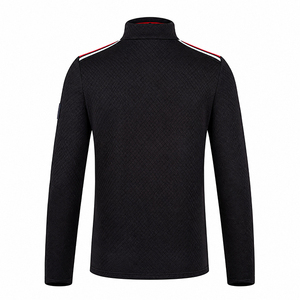 Sweat-shirt technique pour homme en polypropylène extensible tricoté, idéal pour le sport et le travail, personnalisable en gros - Product Image 6