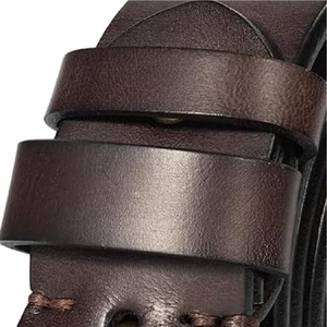 New 2025 Men's Genuine Leather <b>Belt</b> , Leather <b>Belts</b> for <b>Work</b> Business Casual - Product Image 2