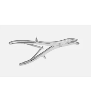 Pinza Quirúrgica Veterinaria Curva de Doble Acción de 250 mm, Instrumento de Cirugía Ortopédica de Acero Inoxidable - Product Image 3