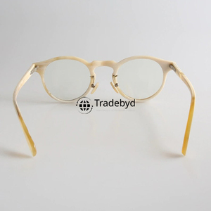 Gafas de Montura Completa de Cuerno Hechas a Mano, Unisex Juvenil, Gafas de Lujo Éticas, Ligeras y Cómodas, Monturas Ópticas de Diseño para Todo Tipo de Rostro - Product Image 6