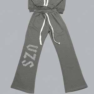 Chándal estampado lavado ácido de diseño personalizado para hombre colección de invierno 100% algodón polar servicio OEM estilo de calle - Product Image 6