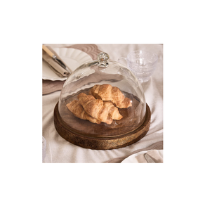 Elegante soporte de postre de pastel de madera personalizado de fábrica transparente al por mayor estante de postre de forma redonda - Product Image 5