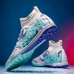 High Top <b>Ankle</b> <b>Support</b> <b>Football</b> Boots Professional Soccer Cleats for Men Training Match Athletic Men's Soccer Shoes - Product Image 5