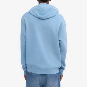 เสื้อฮู้ดและสเวตเตอร์ของผู้ชายเสื้อสเวตเตอร์สีพื้นขนาดใหญ่345 GSM โลโก้แบบกำหนดเอง - Product Image 6