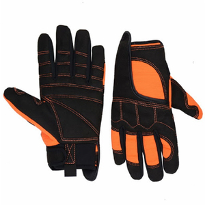 Gants de mécanicien en cuir synthétique de haute qualité, antidérapants, respirants, sans silicone, confortables, faciles à porter, lavables, personnalisables OEM - Product Image 3