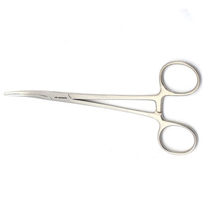 Forceps hémostatiques manuels Rochester Carmalt 6,25 mm à mâchoires courbées en acier inoxydable de qualité supérieure, auto-bloquants, pour usage hospitalier - Product Image 6