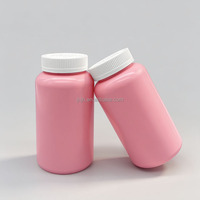 Bouteille en plastique HDPE blanche vide de 500 ml pour pilules, liquides et compléments alimentaires avec bouchon de sécurité pour enfants