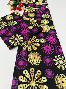 Ethiopia Premium Polyester Tie Fabric with Custom Wax Print Designs and Personalized Branding Options for Garment Production - Product Image 2