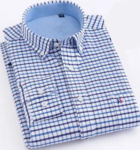 Vente en gros Fabrication personnalisée Chemise décontractée en flanelle pour homme Chemises respirantes en flanelle de coton épais pour hommes - Product Image 5